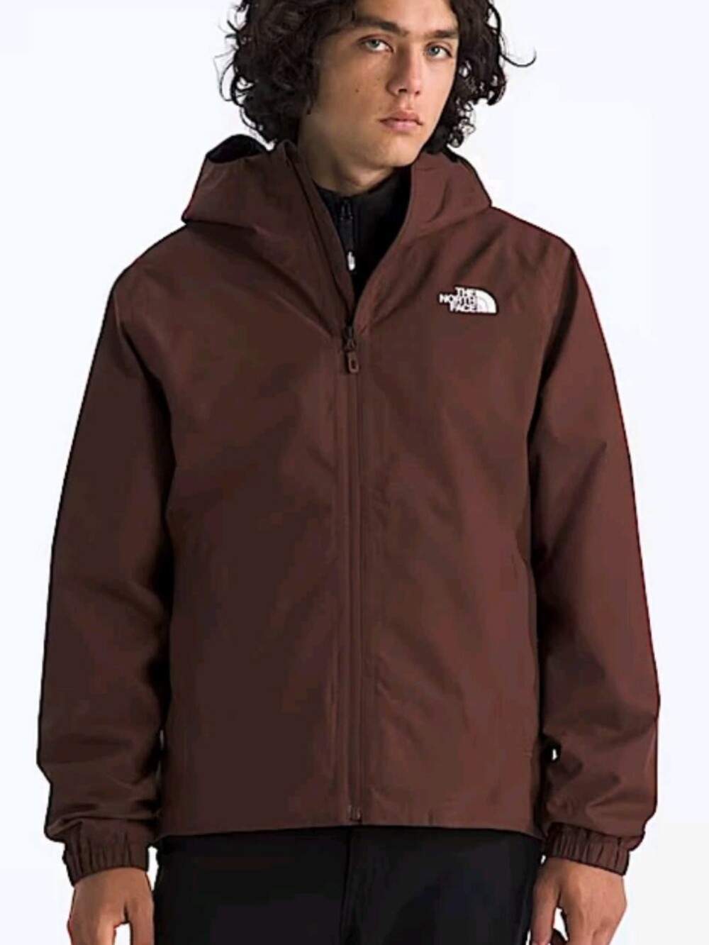 North Face Quest Waterproof Jacket L Ember Soil Brown NEW